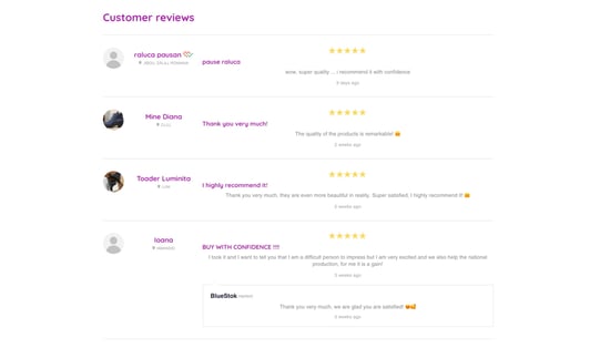 Build your Store with beautiful Product Reviews