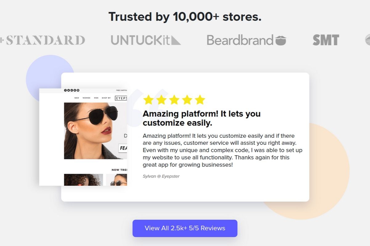 Social Proof Examples Ecommerce Store Reviews Trust