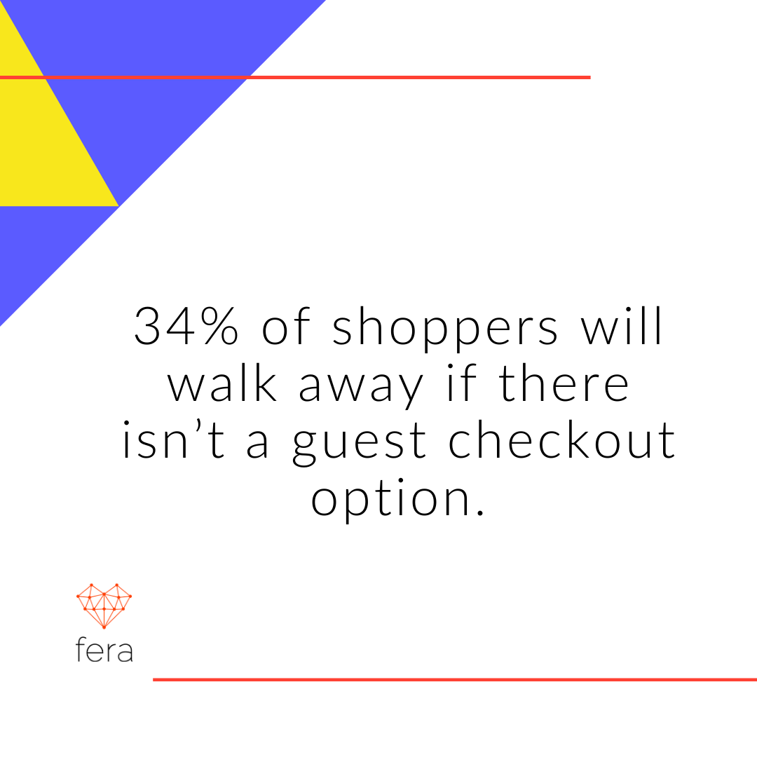 34 Of Shoppers Will Walk Away If There Isn’t A Guest Checkout Option