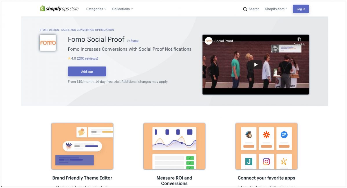 Fomo Social Proof – Ecommerce Plugins For Online Stores – Shopify App Store 2020 1198x650