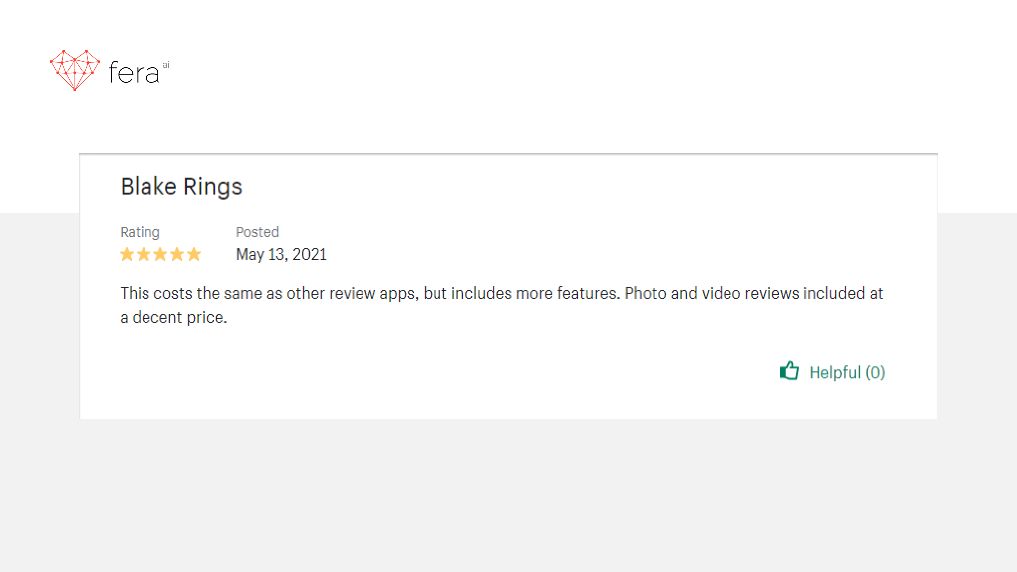 Shopify Review Fera Reviews