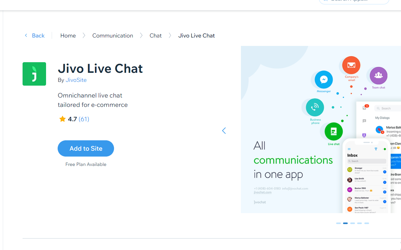 Jivio Live Chat