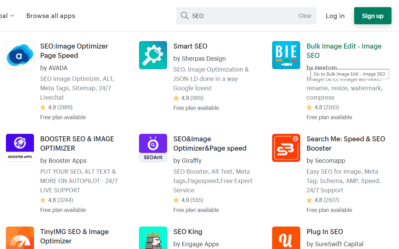 Shopify SEO Apps