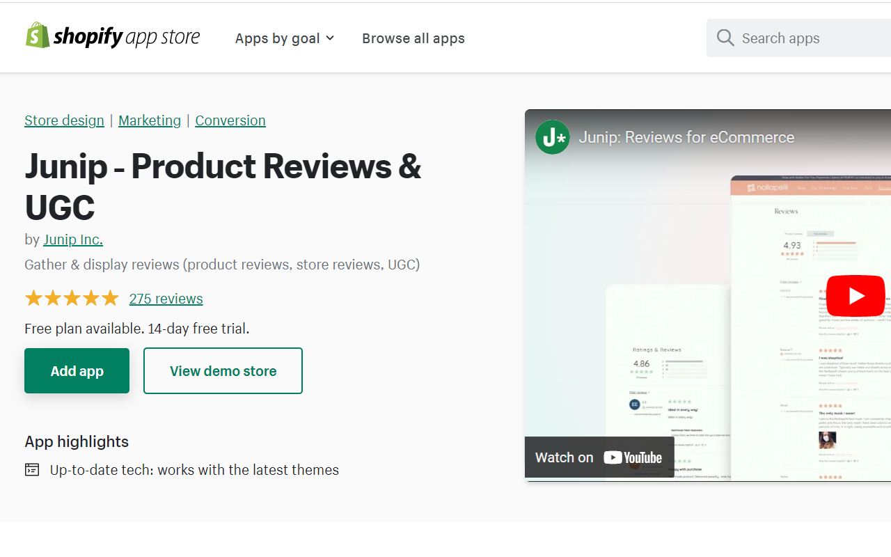 Junip Product Reviews