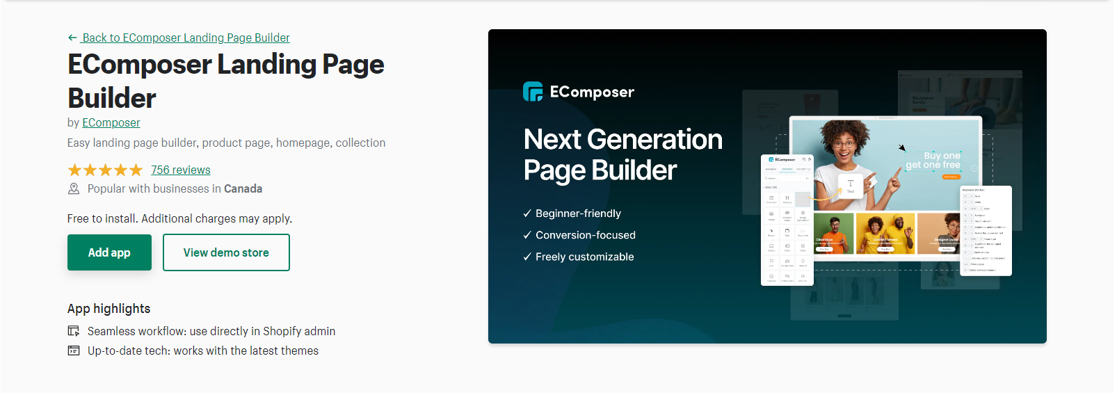 eComposter Landing Page Builder