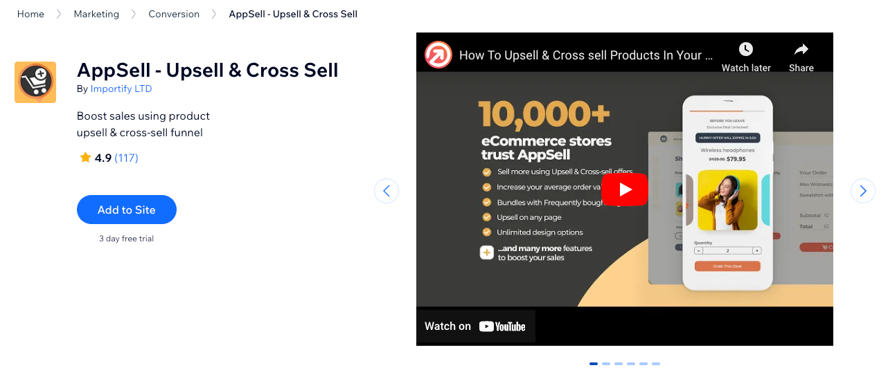 AppSell - Upsell & Cross Sell 2023