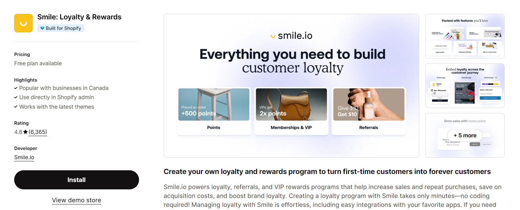 Smile: Rewards & Loyalty