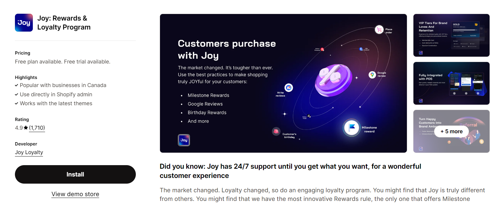 Joy: Loyalty Program & Rewards