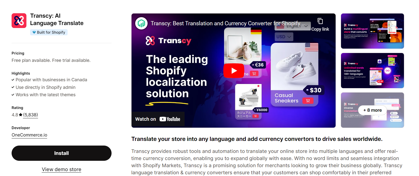 Transcy - AI Language Translate