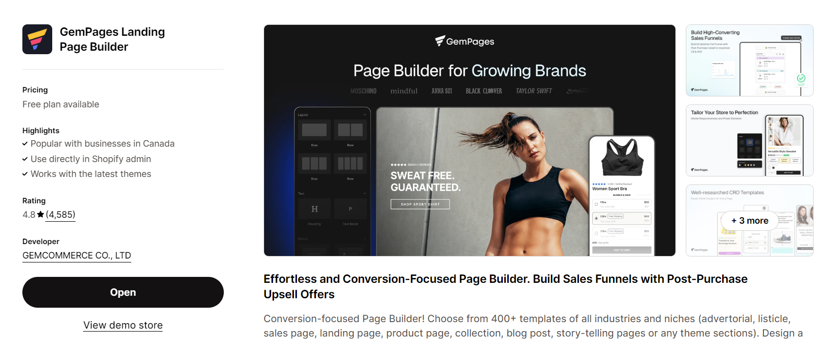 Gempages Landing Page Builder