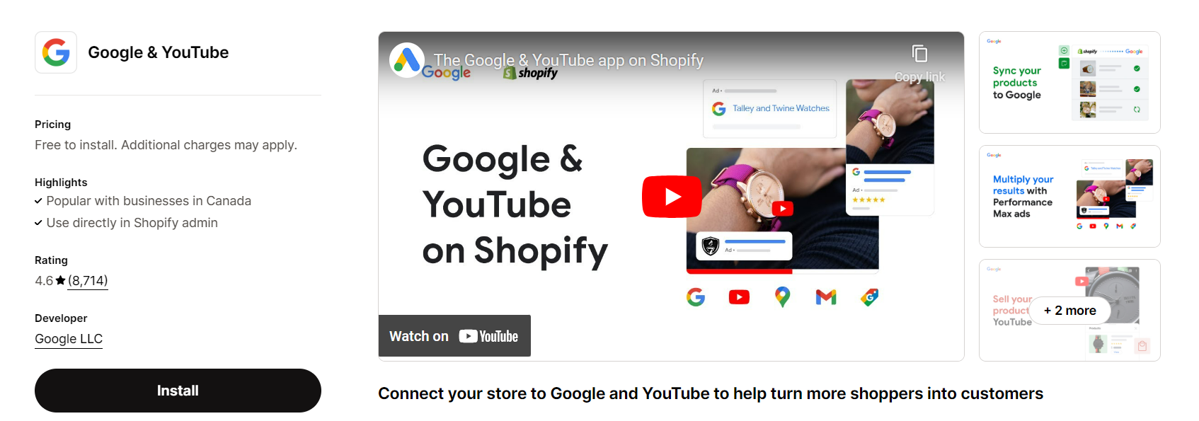 Shopify Google Channel