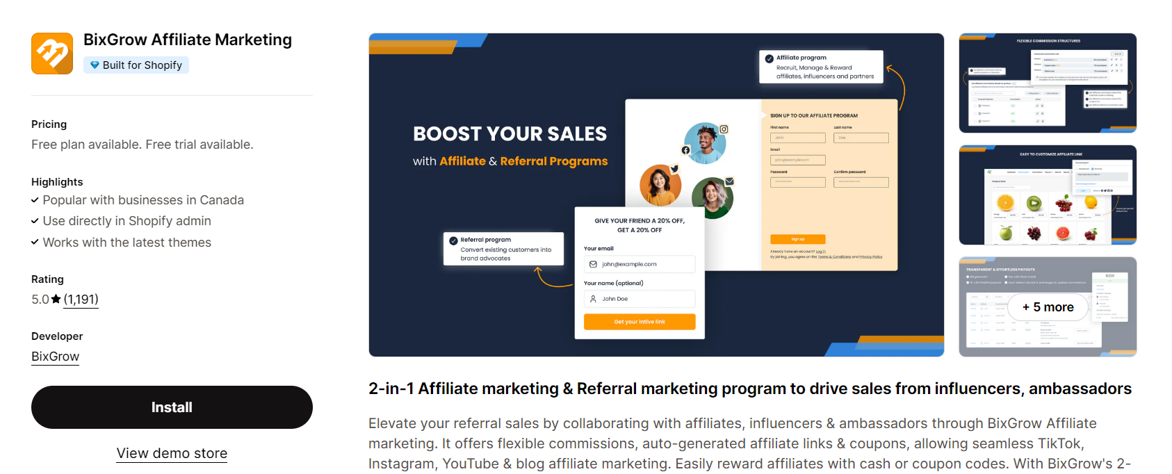 BixGrow Affiliate Marketing