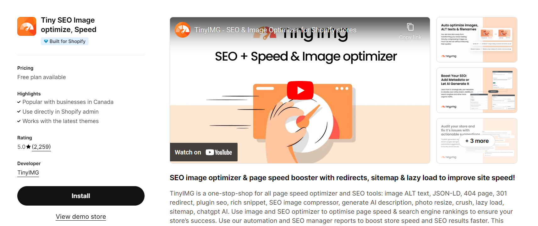 Tiny SEO Image Optimizer