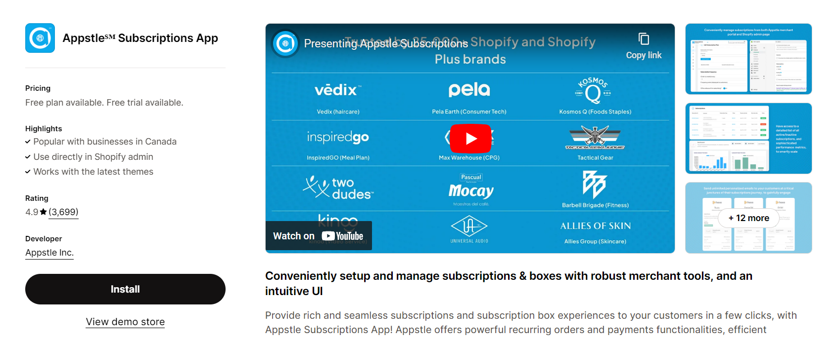 Appstle℠ Subscriptions App