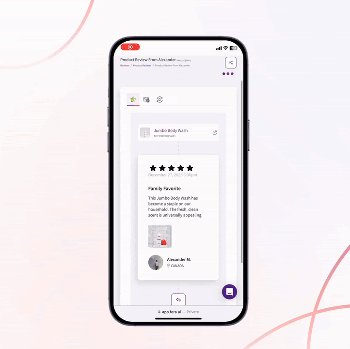 Sharable Review - Steps