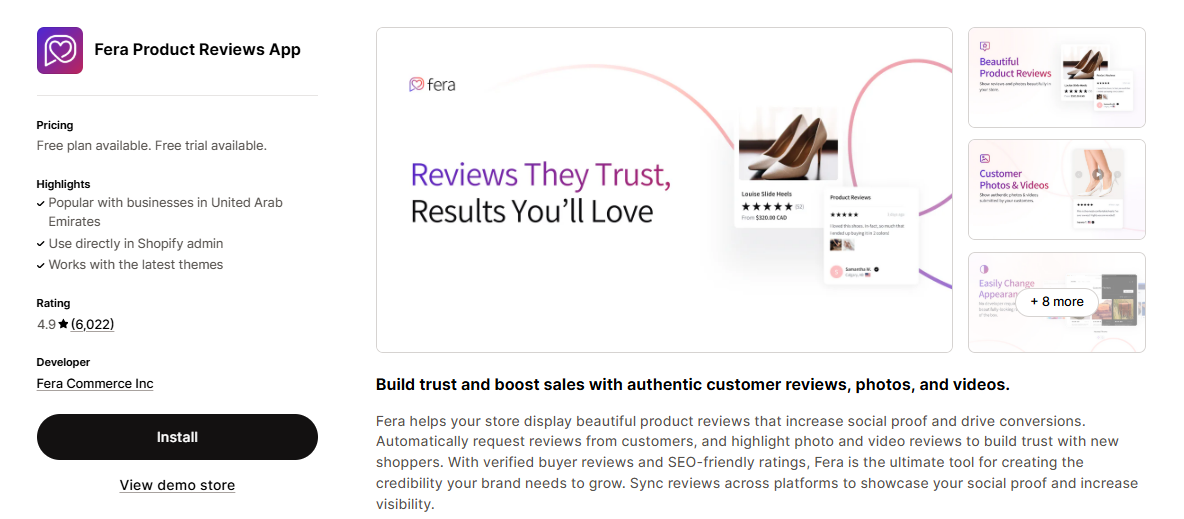 Fera Reviews App