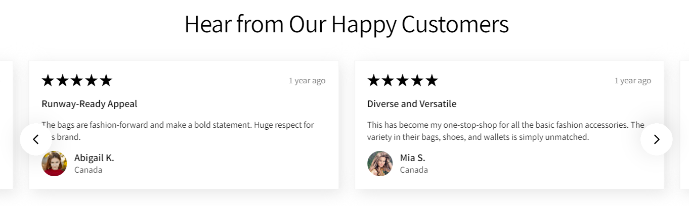 Customer Testimonials