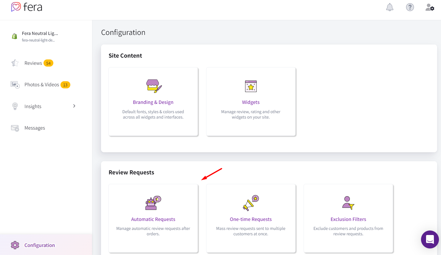 Automatic Review Request