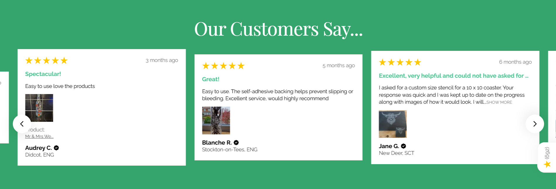 Arabesque Reviews
