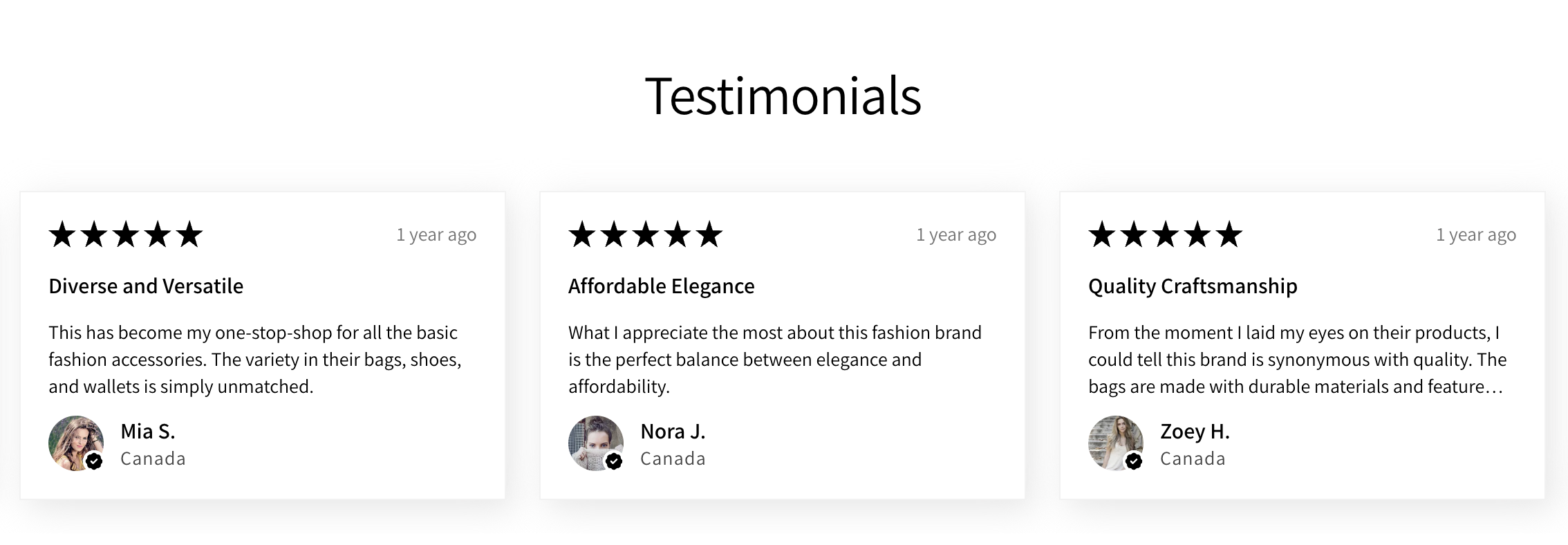 Testimonials