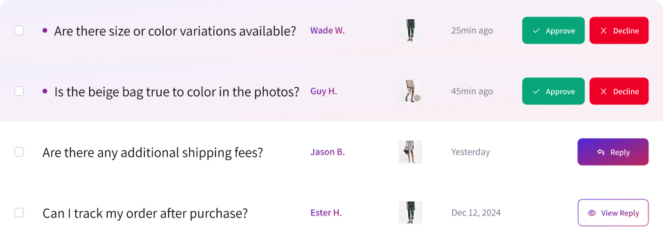 Questions And Answers