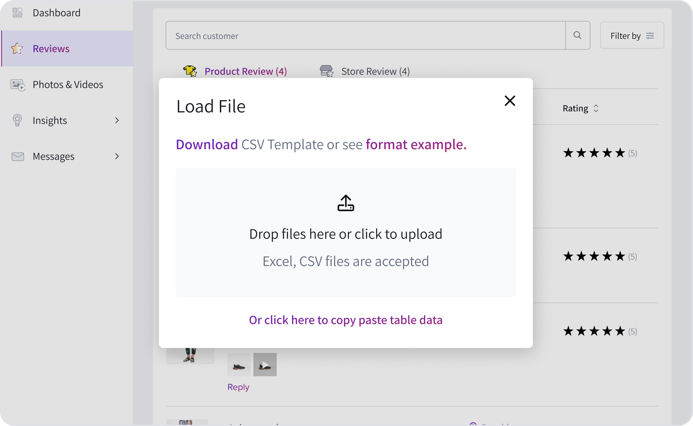 New Csv Import Box New Csv Import Box