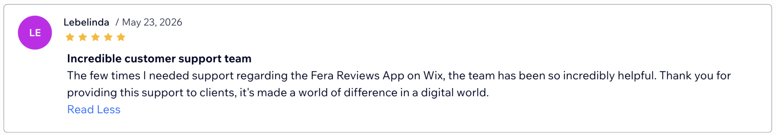 Wix   Review 3