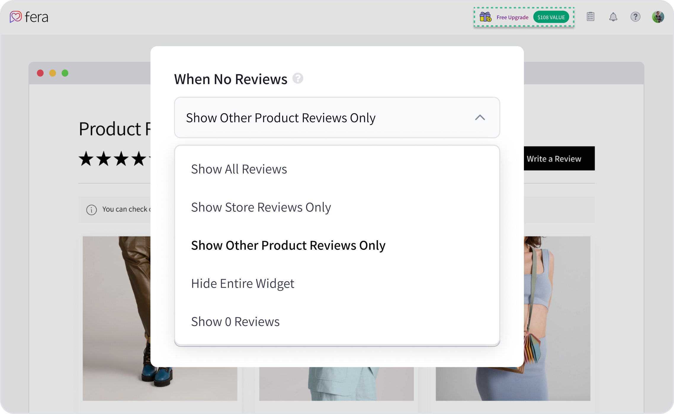 When No Product Reviews