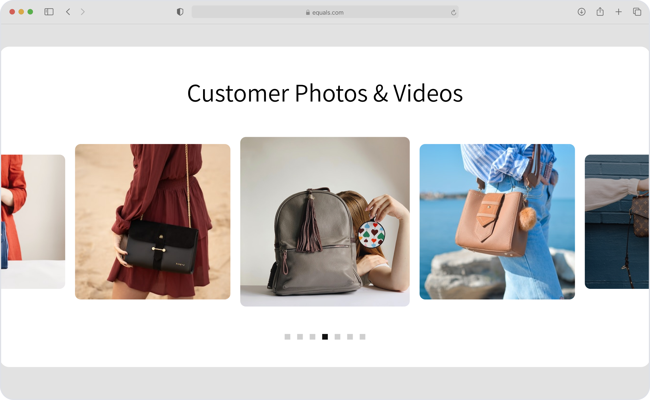 Customer Media Carousel