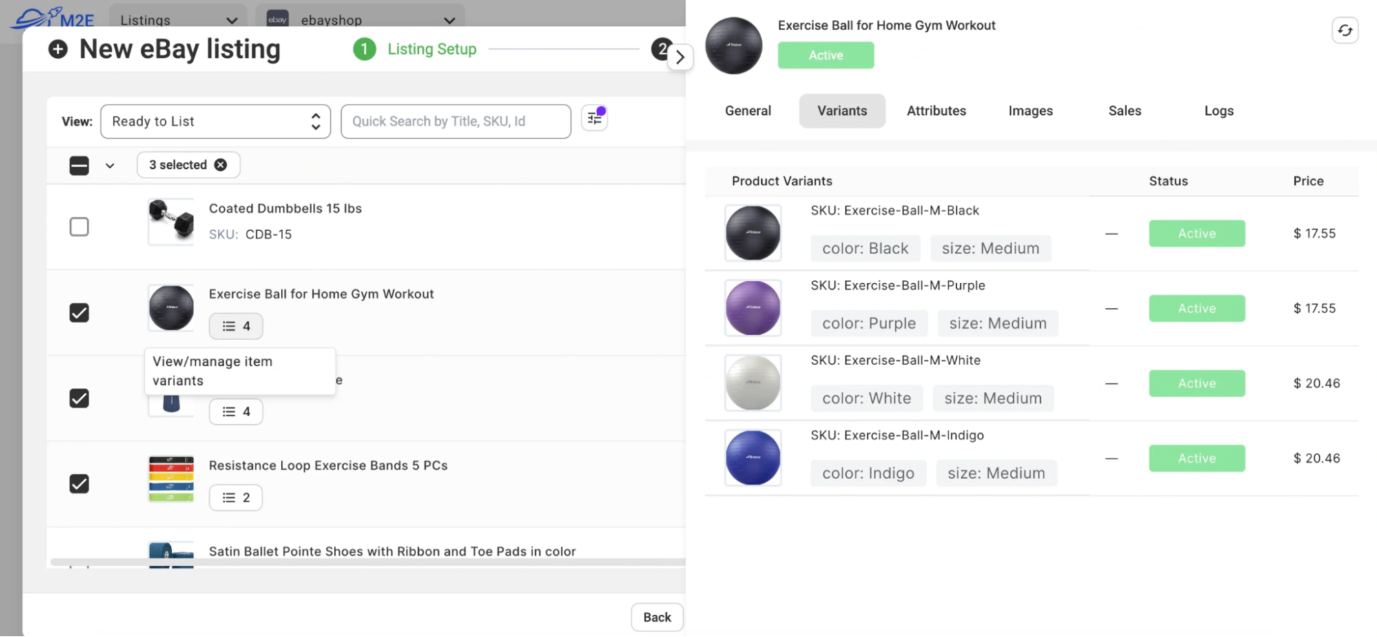 Listing
