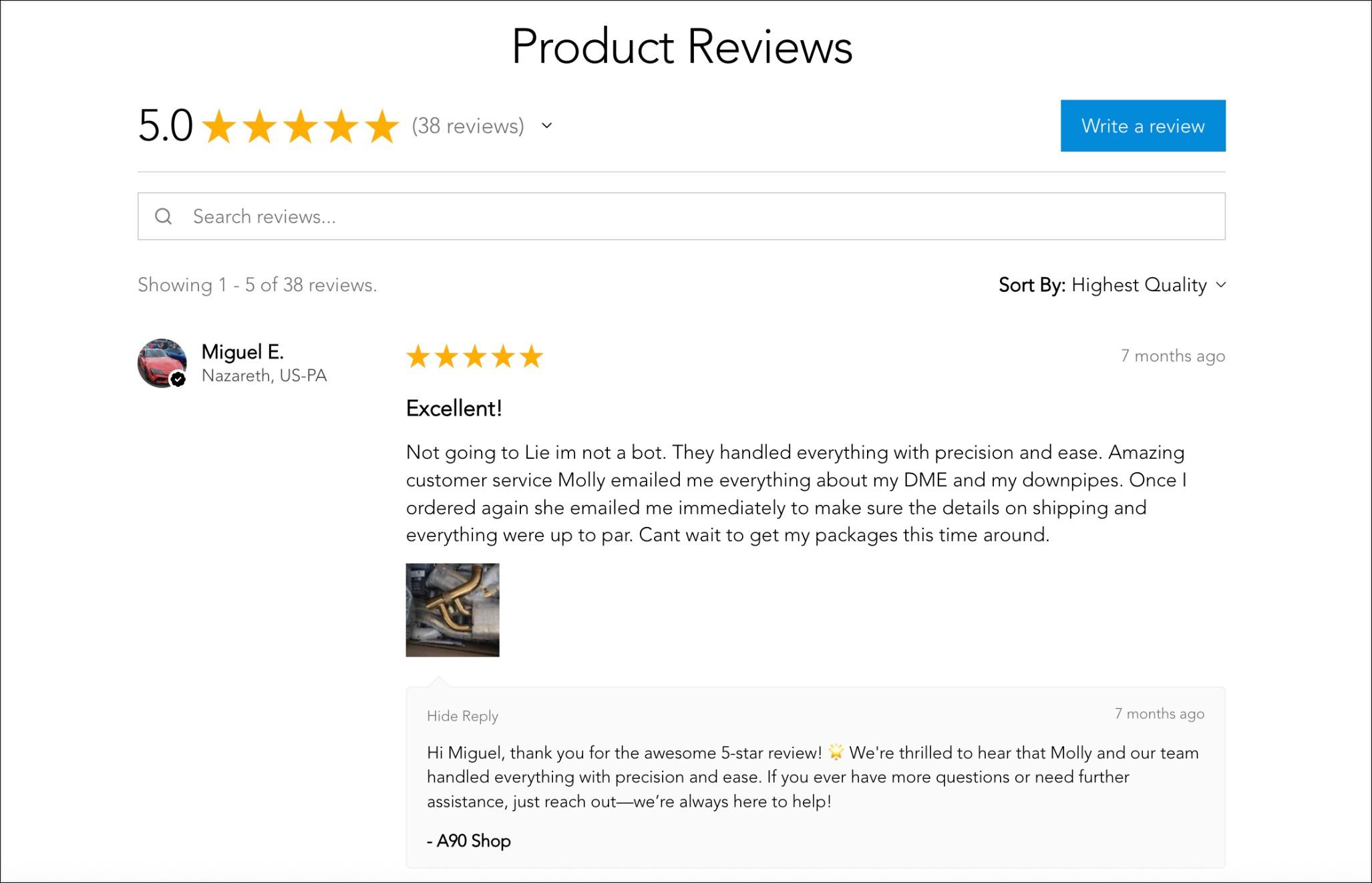 A90 Shop - Product Reviews A90 Shop - Product Reviews