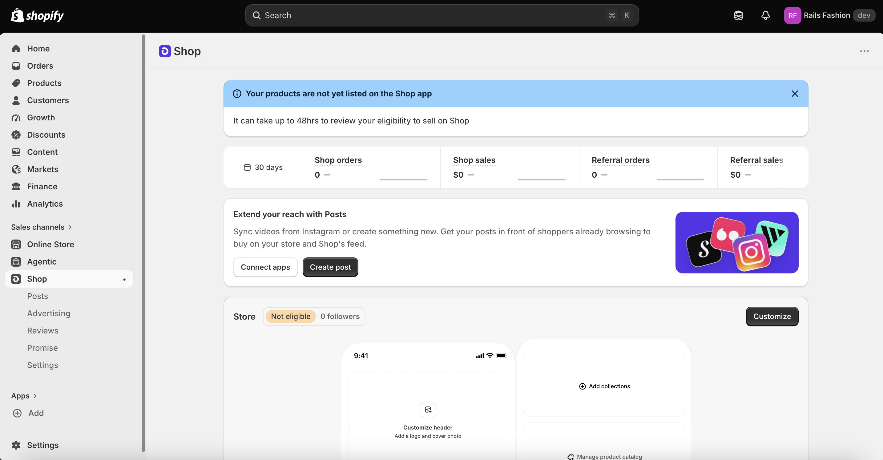Shop App - Shopify